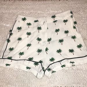 Forever 21 palm tree shorts
